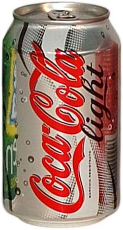 Coca Cola light barattolo